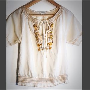 Banana Republic lightweight boho top XS hippie